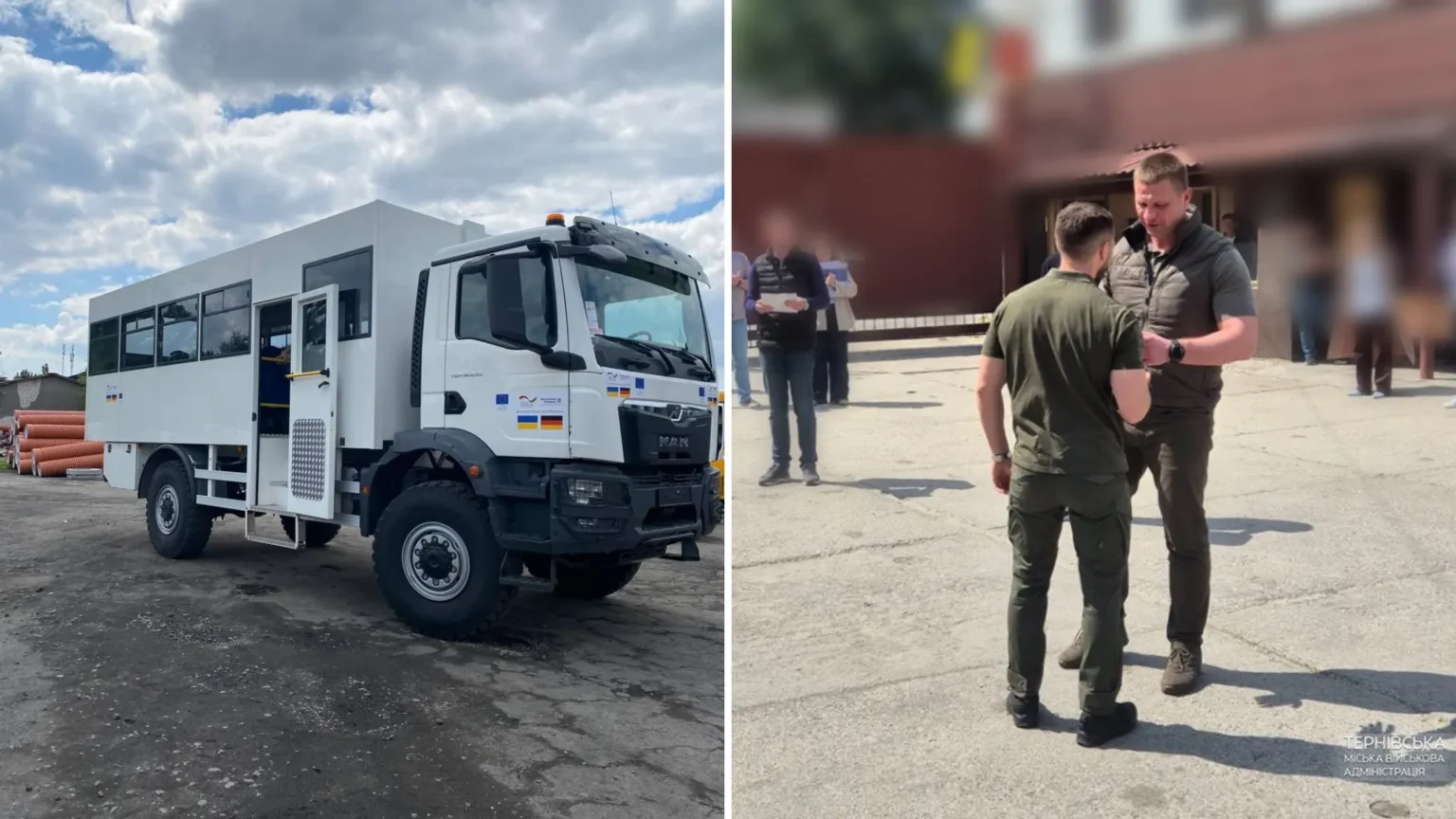 Тернівка отримала транспорт від благодійників