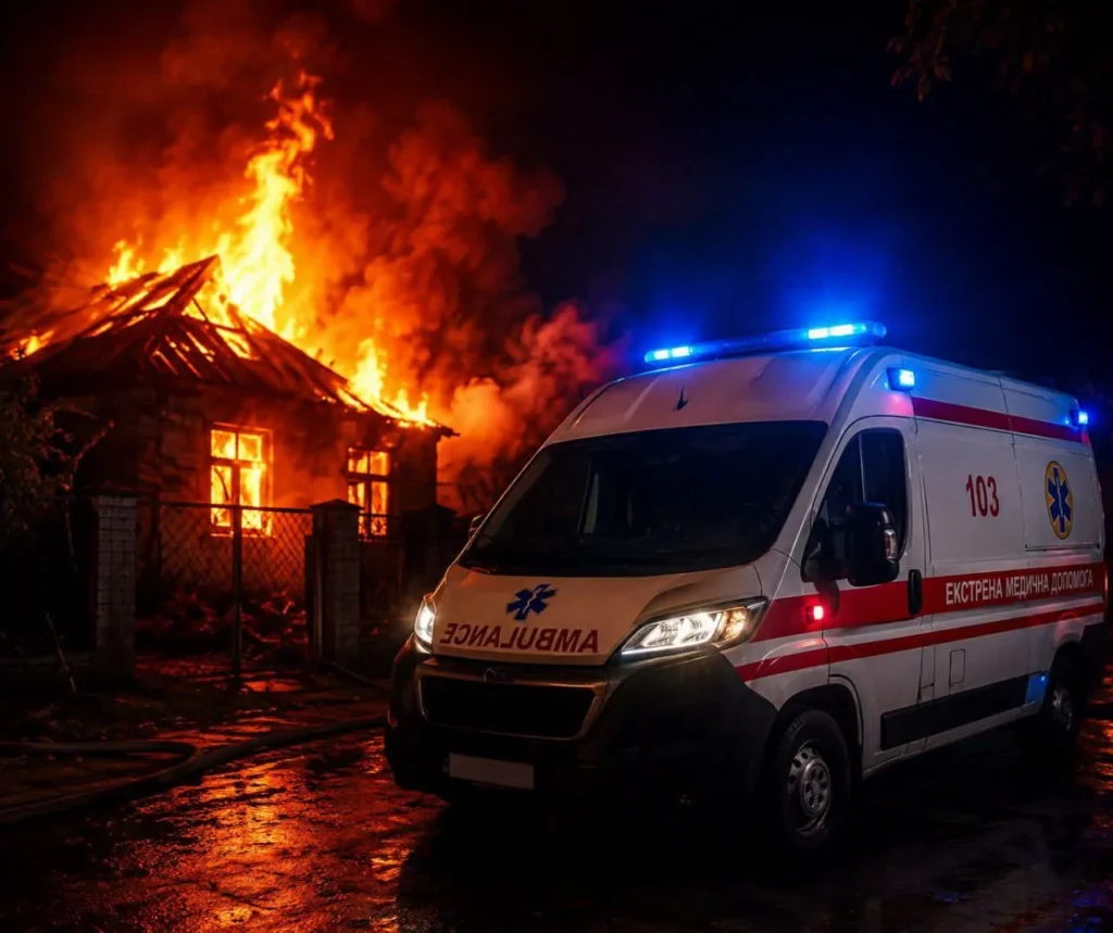 На Павлоградщині бригади «екстренки» врятували маму та трьох дітей