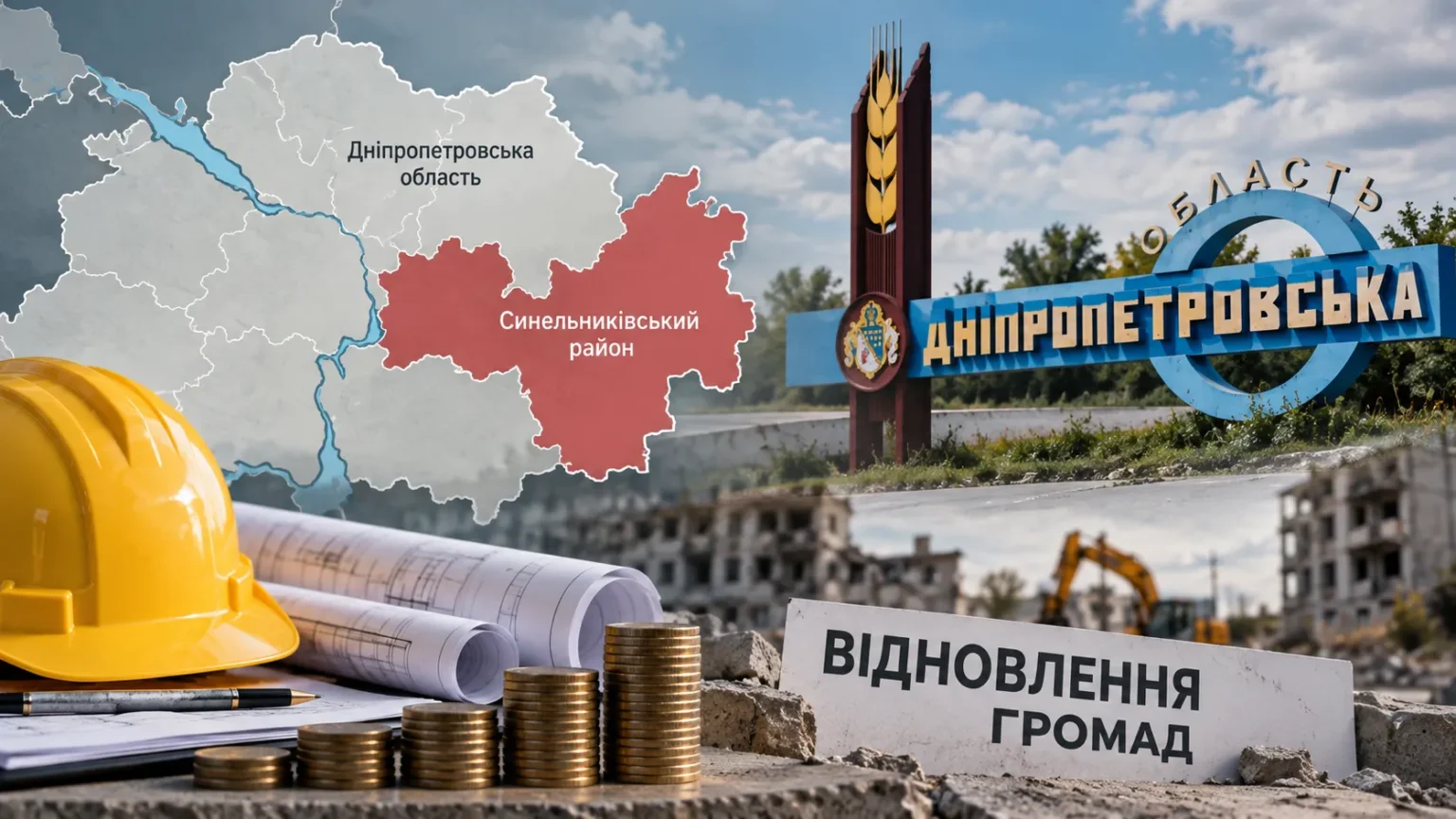 На Синельниківщині 9 громад визначили територіями відновлення: що це означає