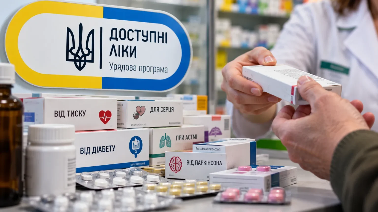 В Україні розширили «Доступні ліки»: які препарати тепер можна отримати безоплатно або зі знижкою