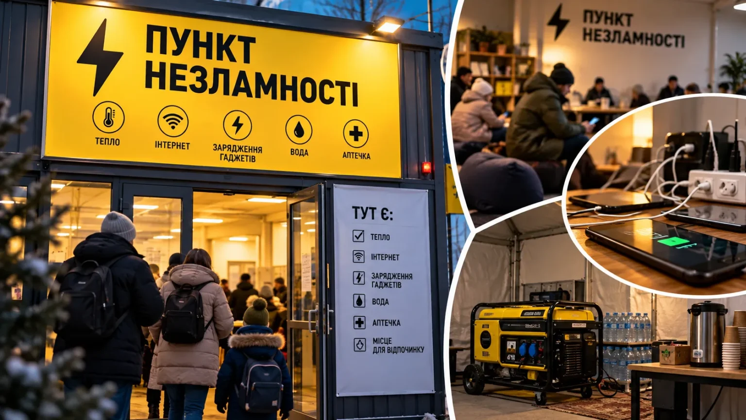 На Дніпропетровщині підготували 1500 «Пунктів Незламності» на випадок блекауту