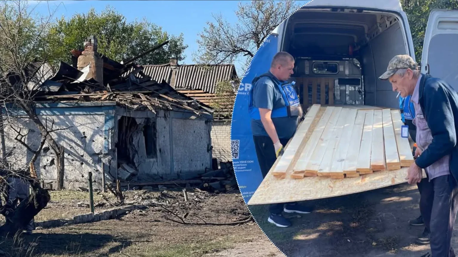 У Миколаївці після повторного авіаудару пошкоджені будинки: 11 родин отримали допомогу